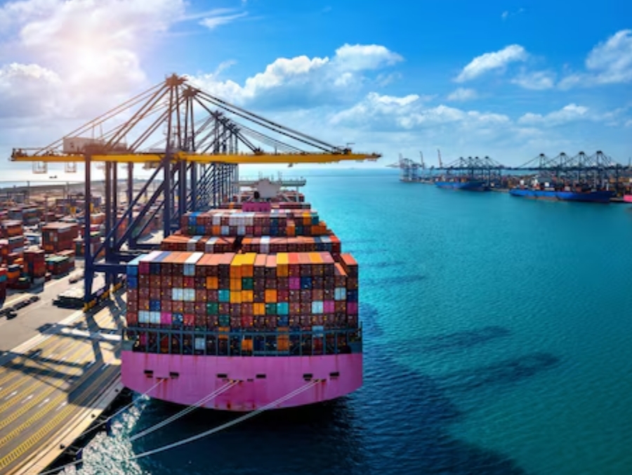 خدمات البضائع في المواني البحرية